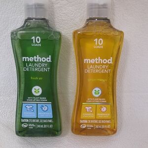 Method  Laundry Detergent Duo - Fresh Air (Green) & Ginger Mango (Yellow) 20 Loa
